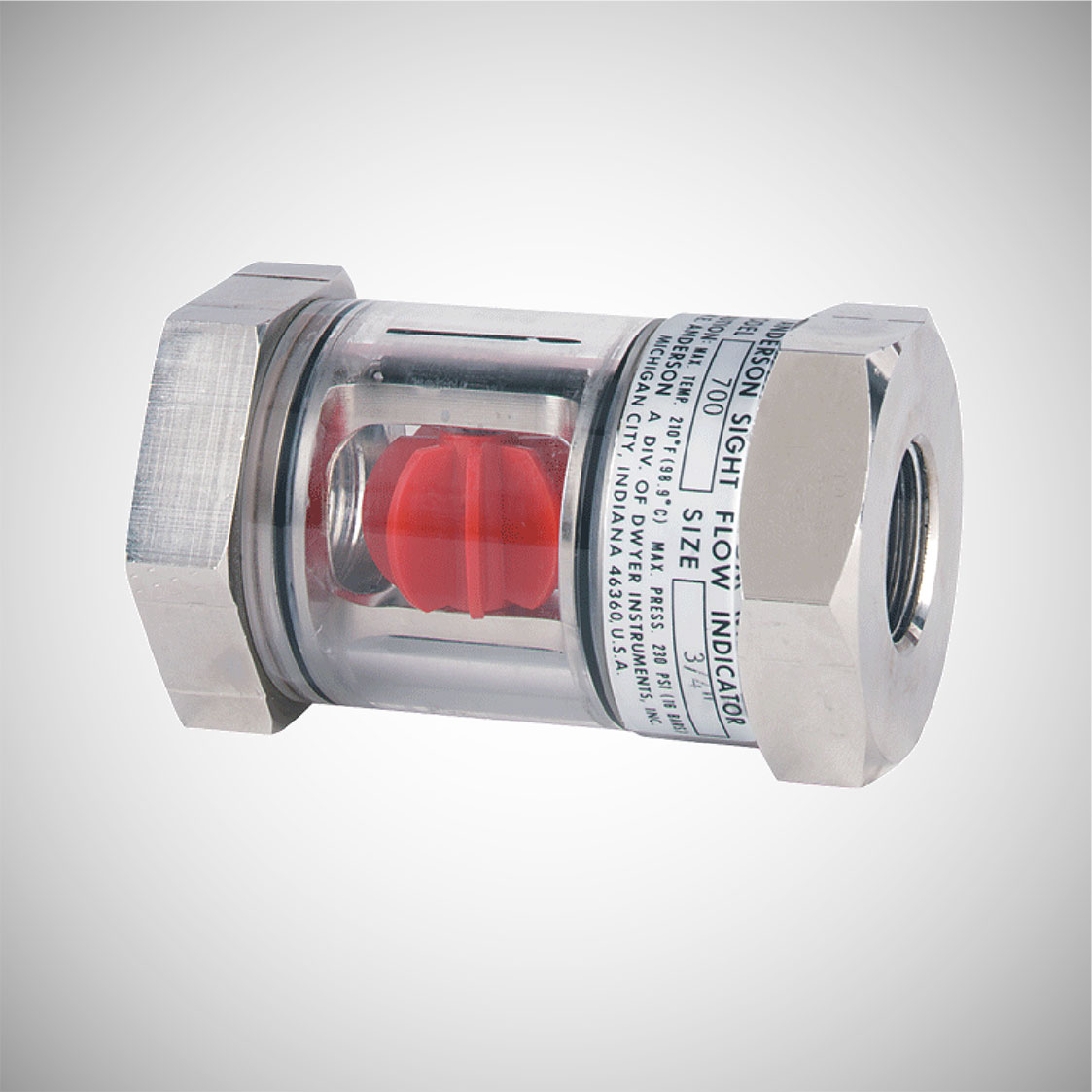 Dwyer, Series SFI-100 & SFI-300<br>Midwest Sight Flow Indicators - Image 3